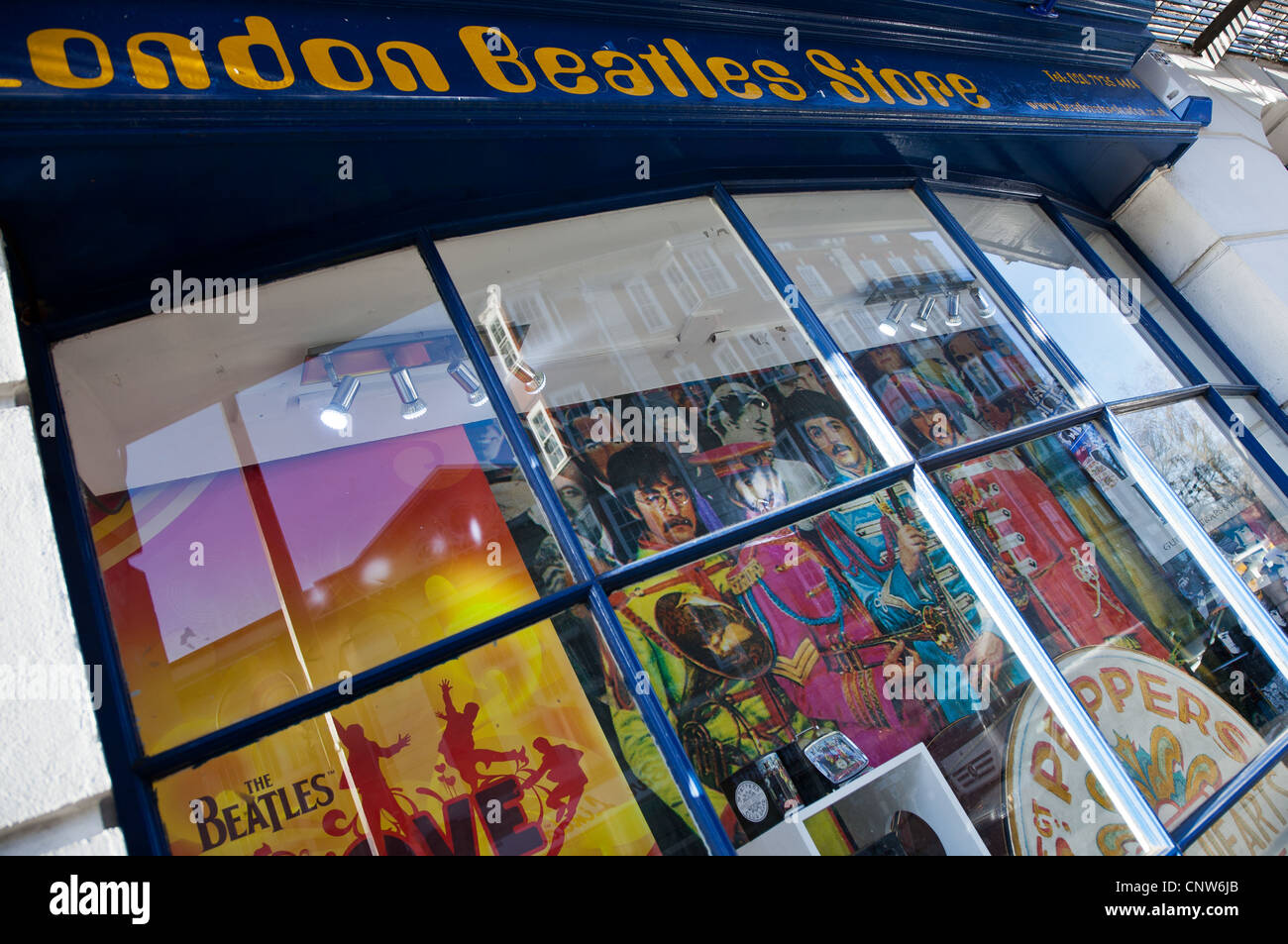 Europe England London, the Beatles store in Baker street Stock Photo