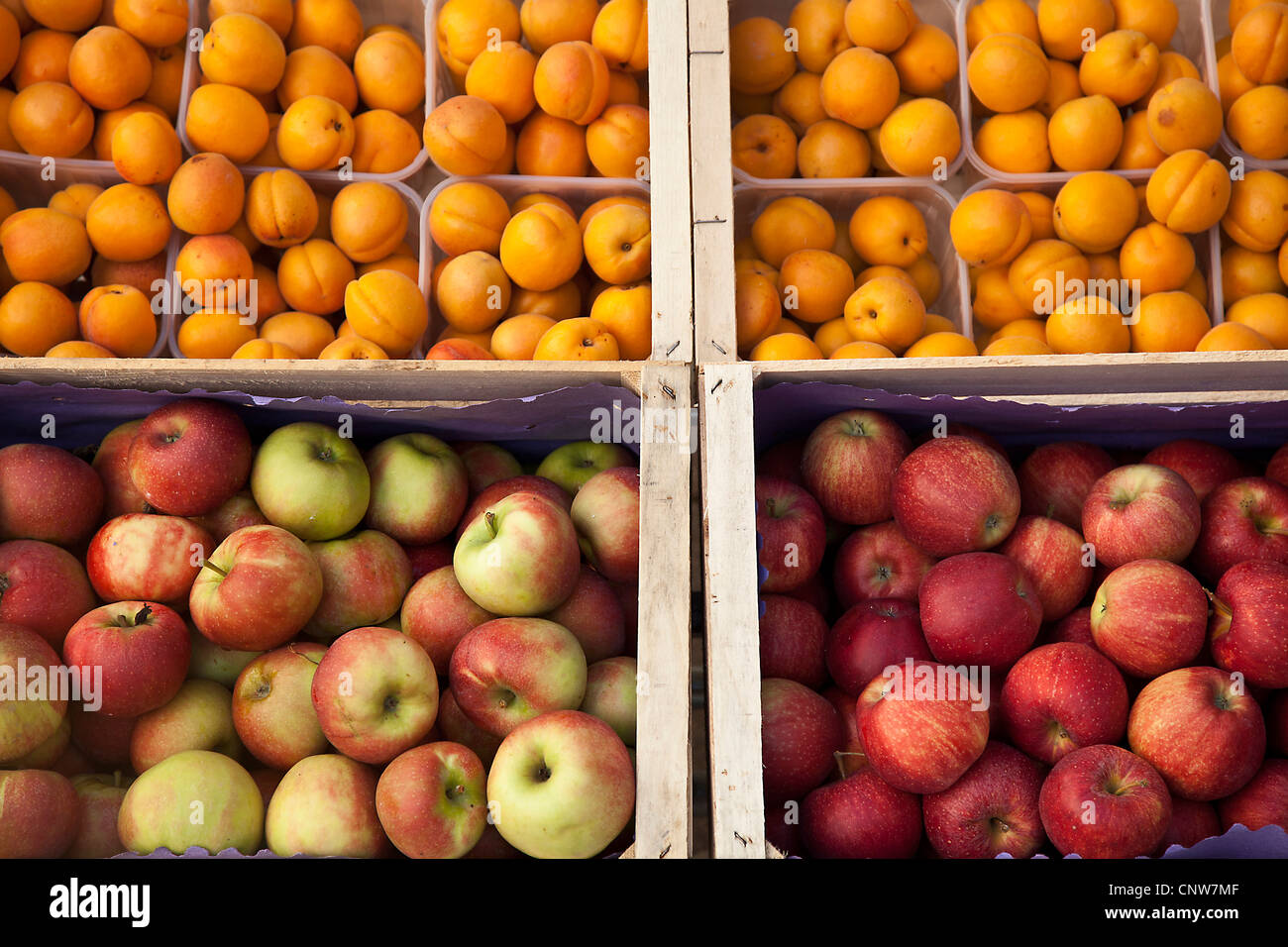 Crates of fruit for sale Stock Photo Alamy