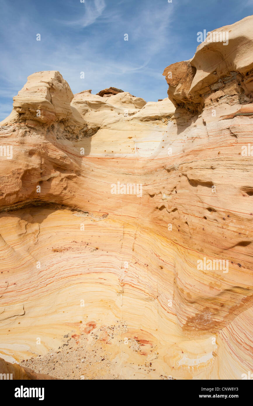 Colorful sandstone formations in New Mexicos Wilderness Stock Photo Alamy
