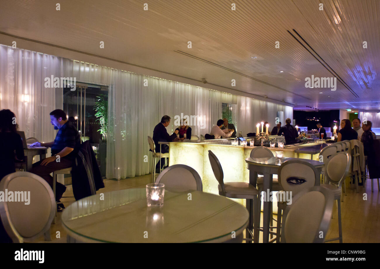 Europe England London, the afternoon tea hall of the Sanderson Hotel in