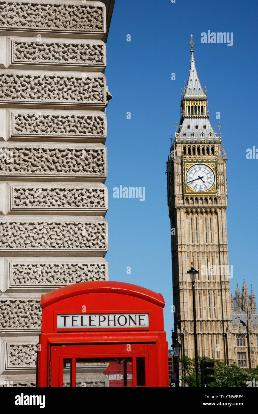 Red phone booth one famous hi-res stock photography and images - Alamy