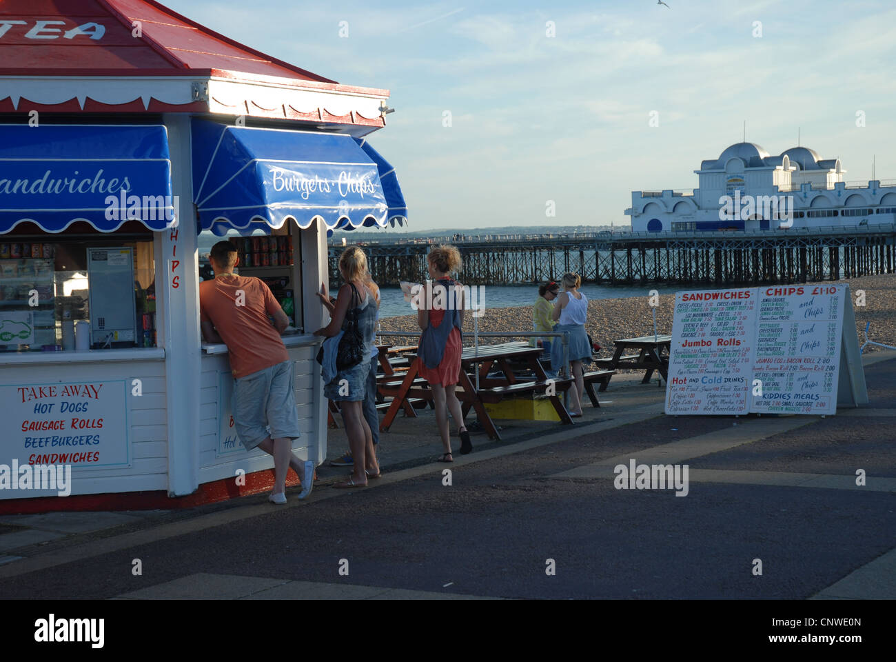 South Parade Pier, Southsea, Portsmouth, Hampshire, UK. Stock Photo
