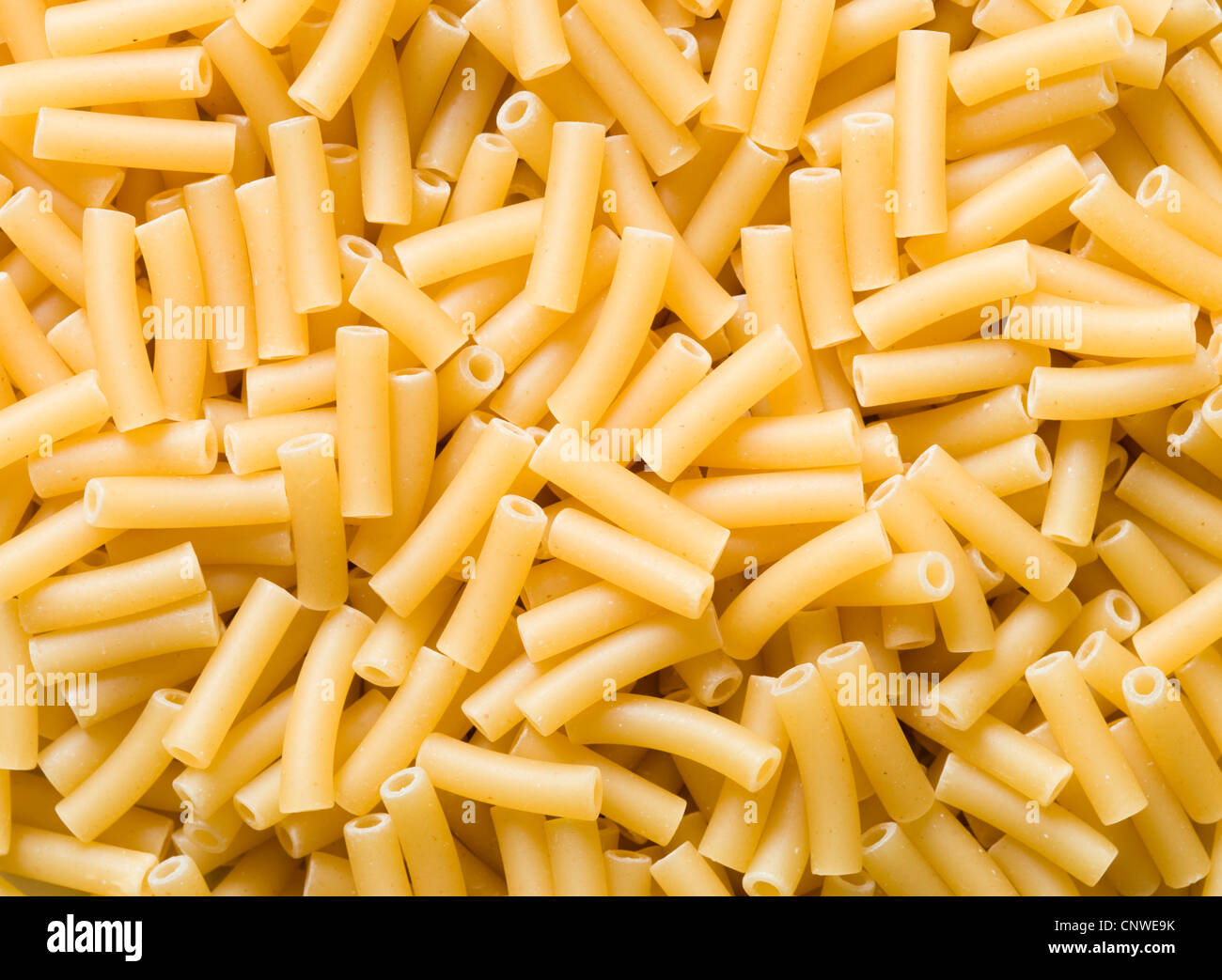 Macaroni pasta. Uncooked. Stock Photo