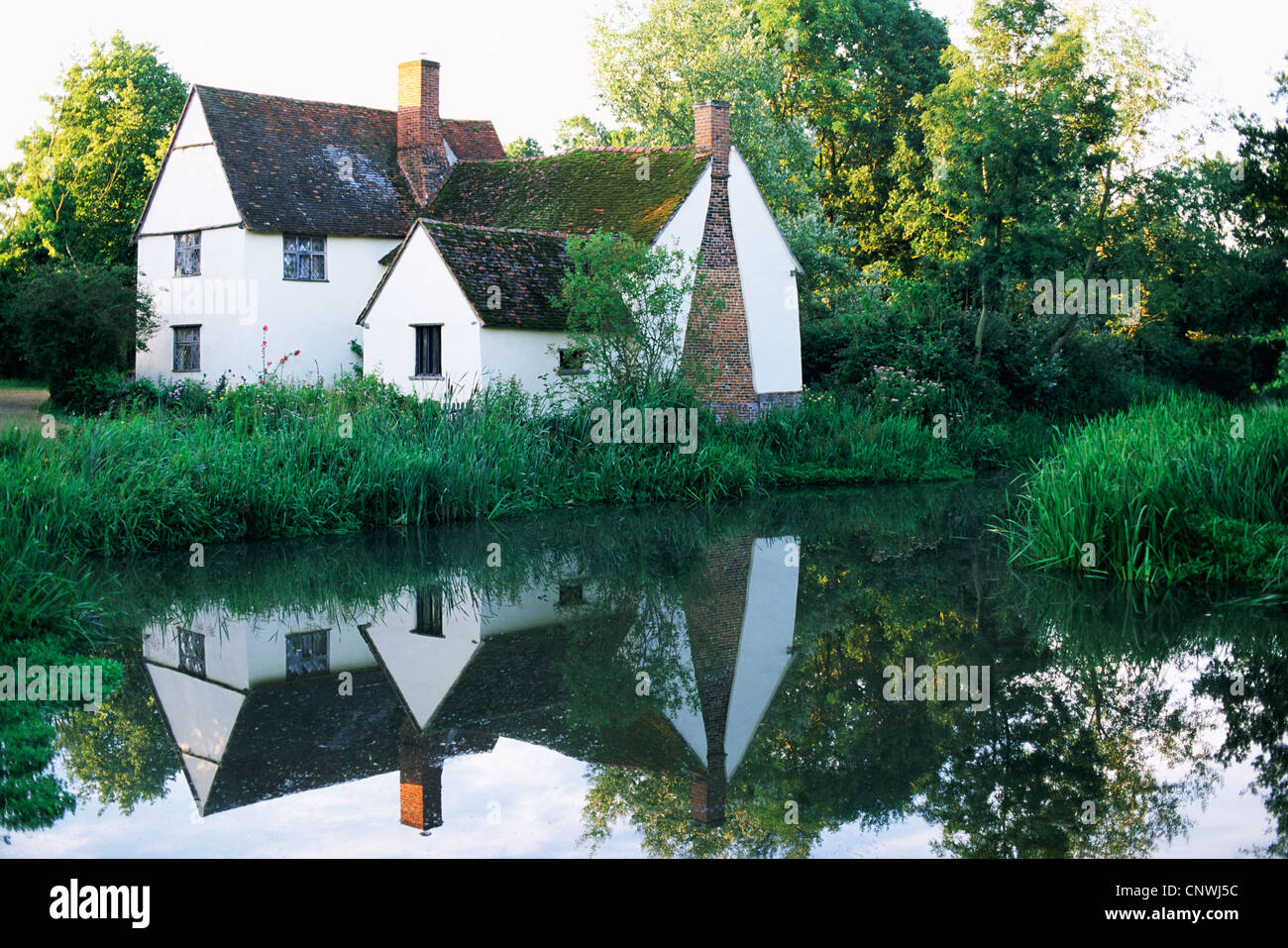 England, Suffolk, Flatford, Willy Lott's Cottage Stock Photo