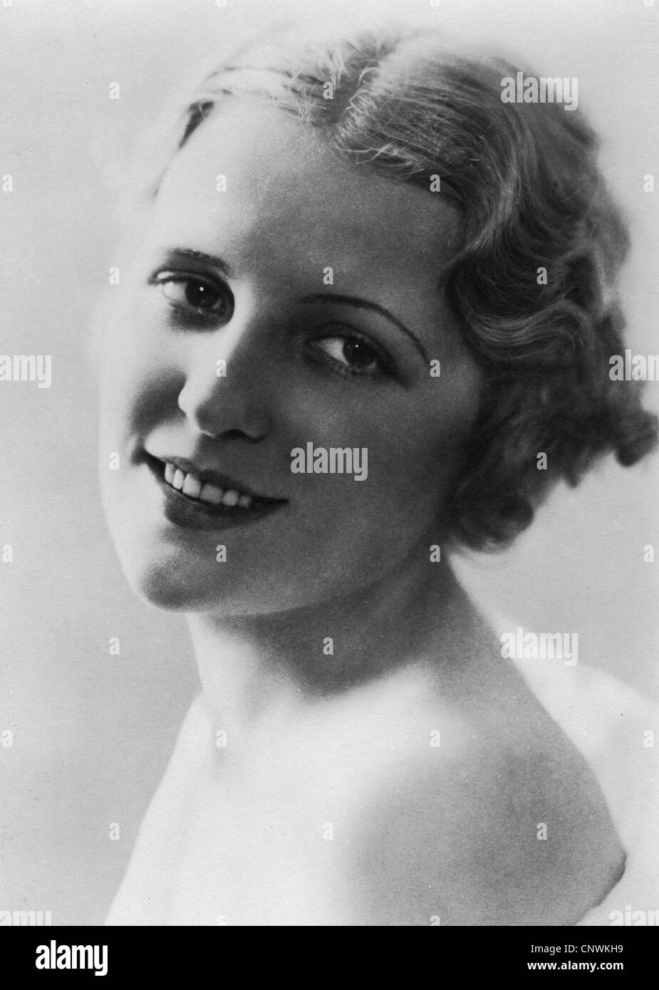 people, women, young woman, portrait, 1930s, Additional-Rights-Clearences-Not Available Stock Photo