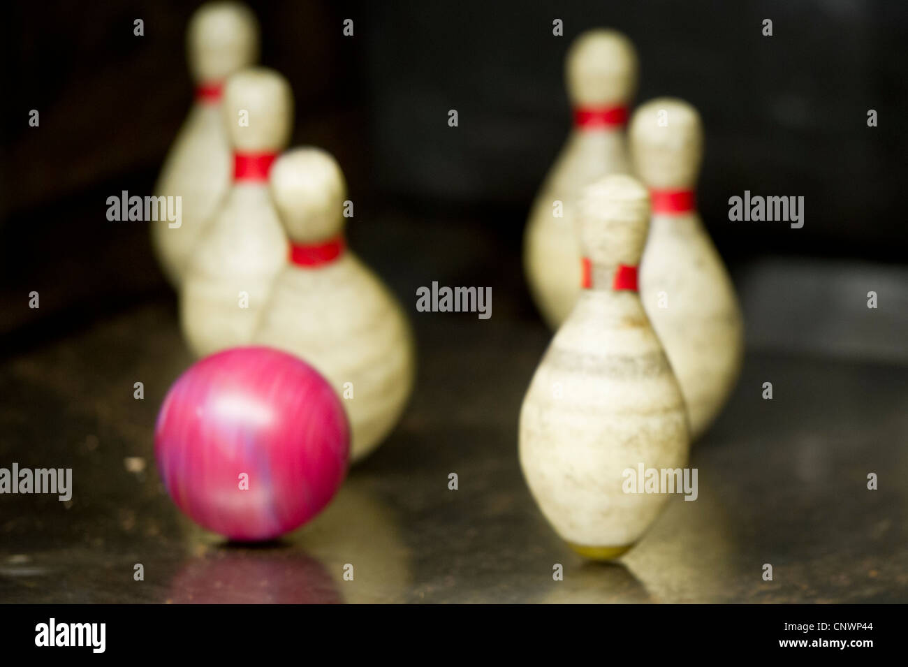 Duckpin bowling Stock Photo Alamy