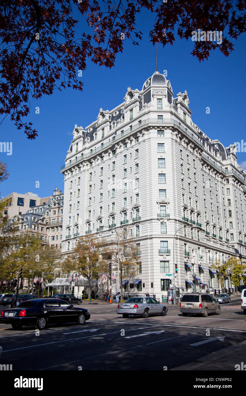 The Willard Intercontinental Hotel at 1400 Pennsylvania Ave NW Stock Photo