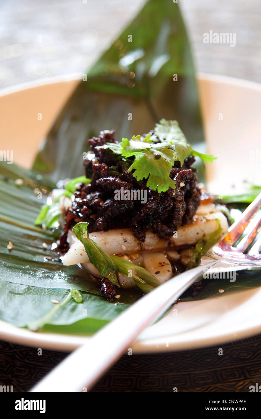 Mie n Yu American Asian fusion restaurant Stock Photo