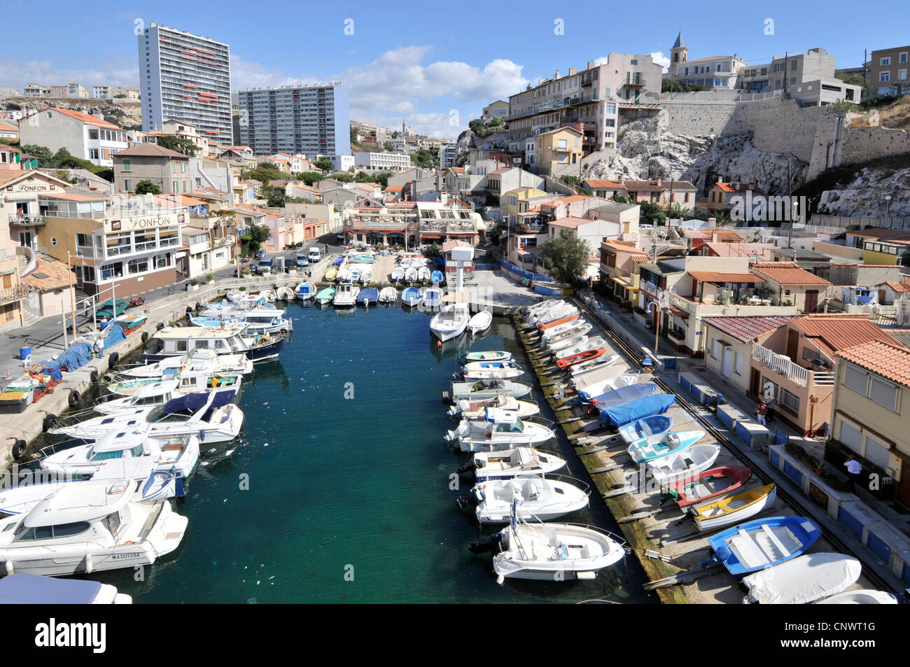 Vallon Des Auffes A Fishing Village In The Suburb Of Marseille France 