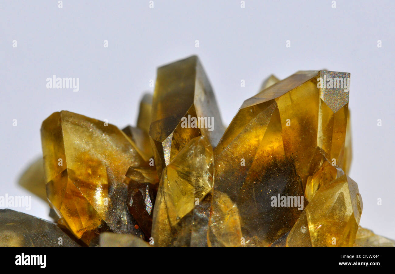 baryte crystals Stock Photo