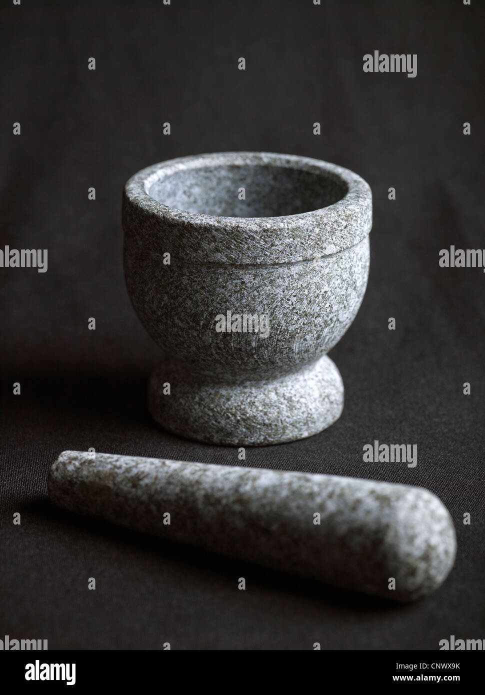 Pestle and Mortar   (Shot with a Medium Format Digital Camera) Stock Photo