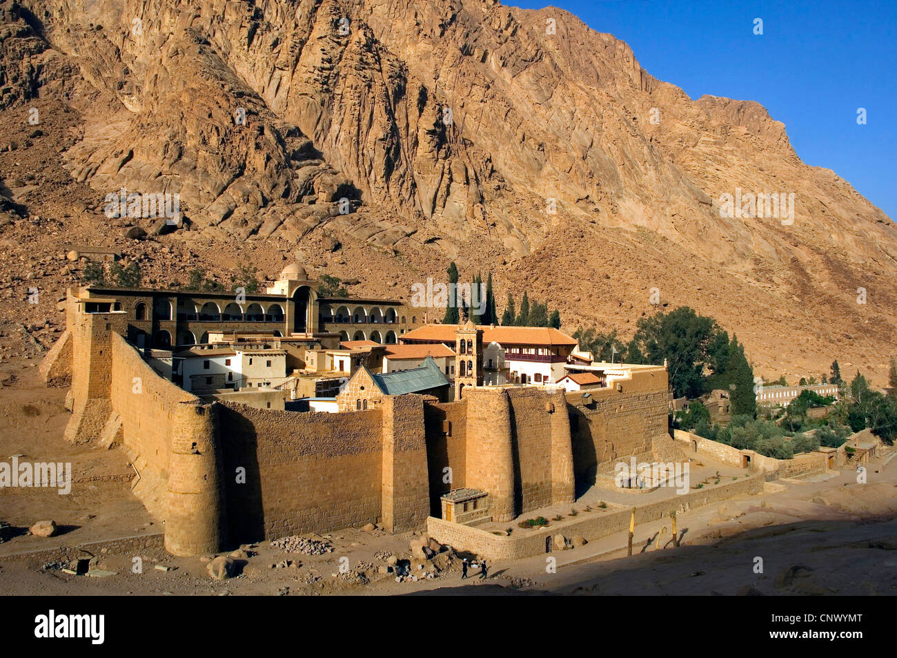 Saint Catherine's Monastery at the foot of Mount Sinai, Egypt Stock Photo