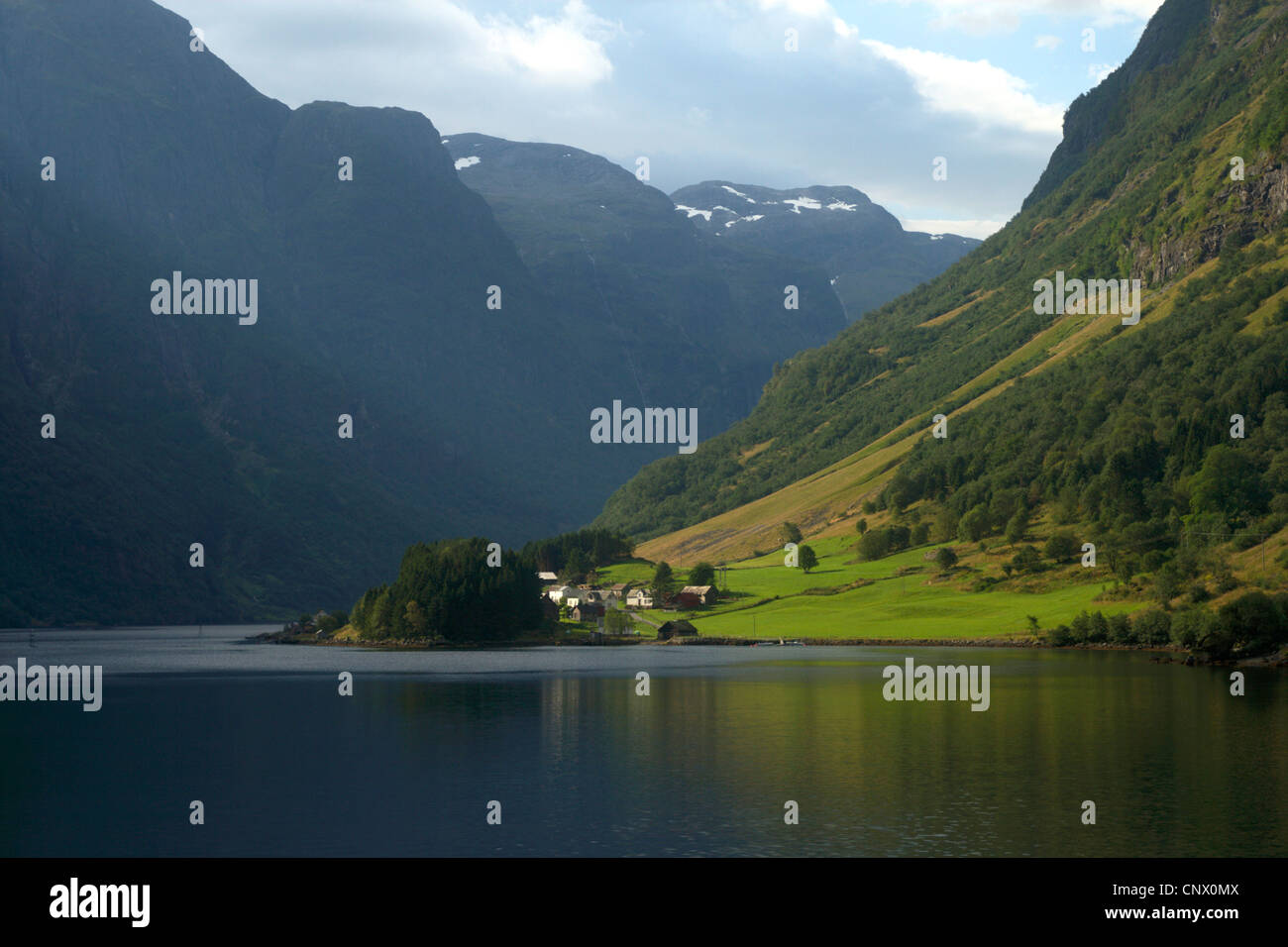 Naeroyfjord, Norway Stock Photo - Alamy