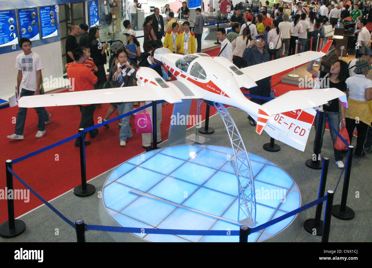 Diamond Aviation exhibit at Zhuhai Air Show China Stock Photo