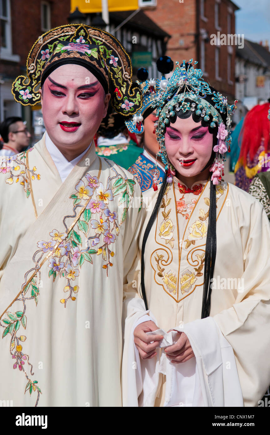 Performers from the kunqu opera at the william shakespeare birthday
