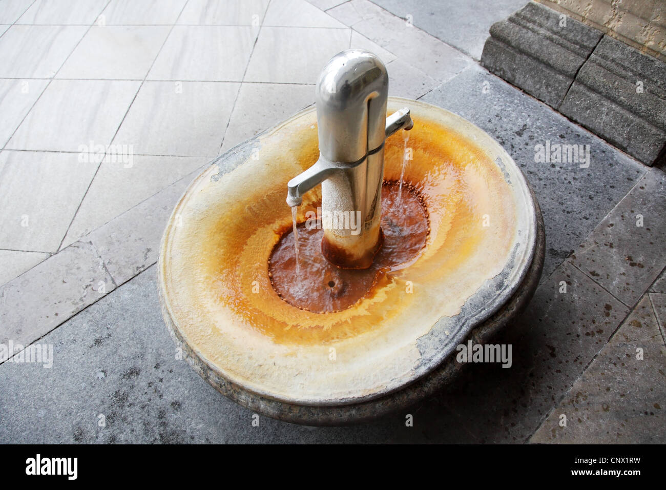 source of mineral water in Karlovy vary Stock Photo Alamy
