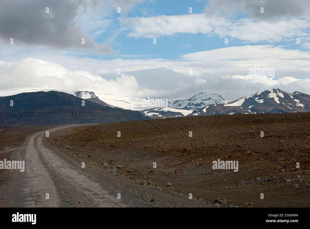 higland at Kaldadalsvegur 550, Iceland, Kaldidalur Stock Photo