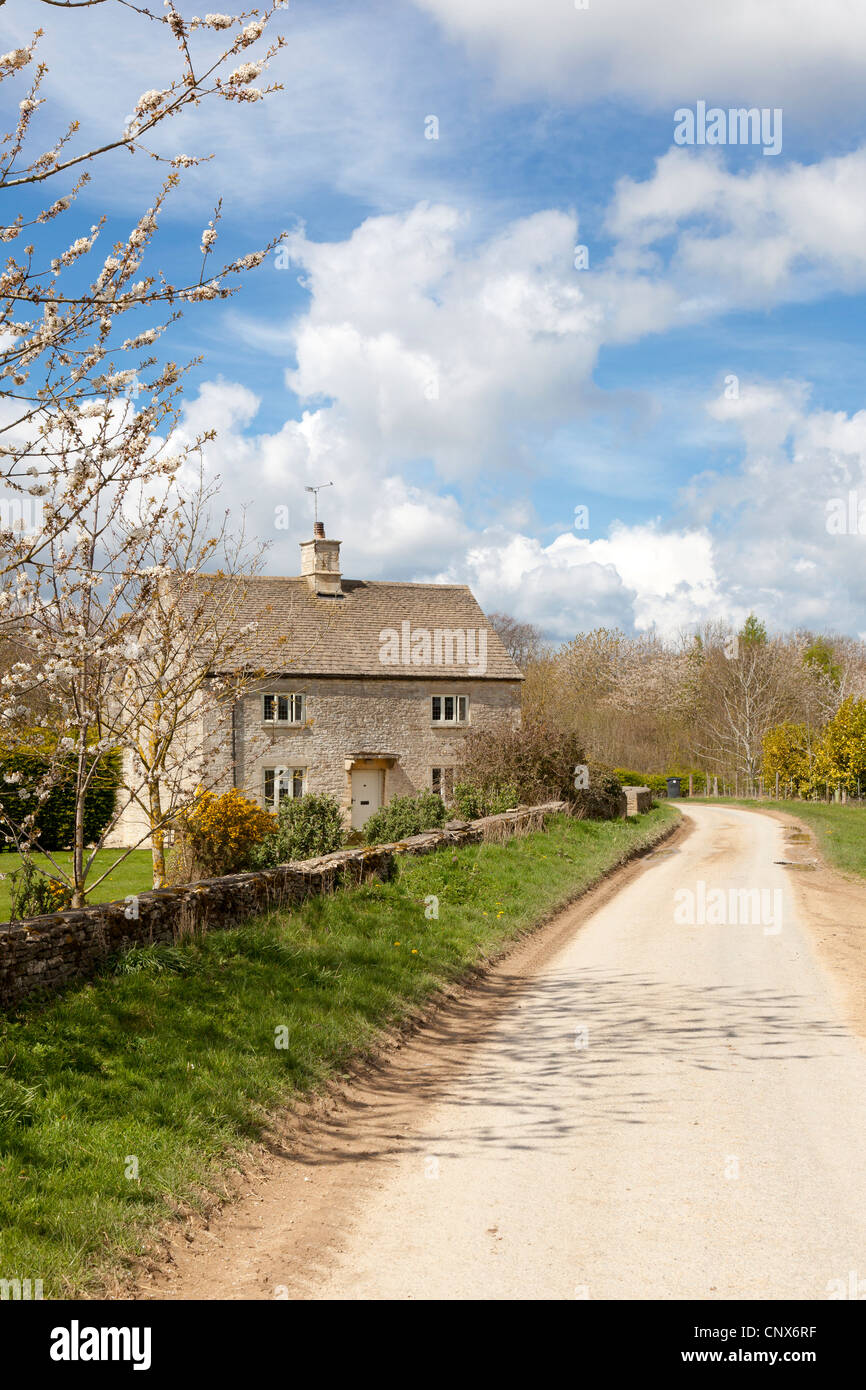 English country farmhouse next to Barrington Park in the Cotswold