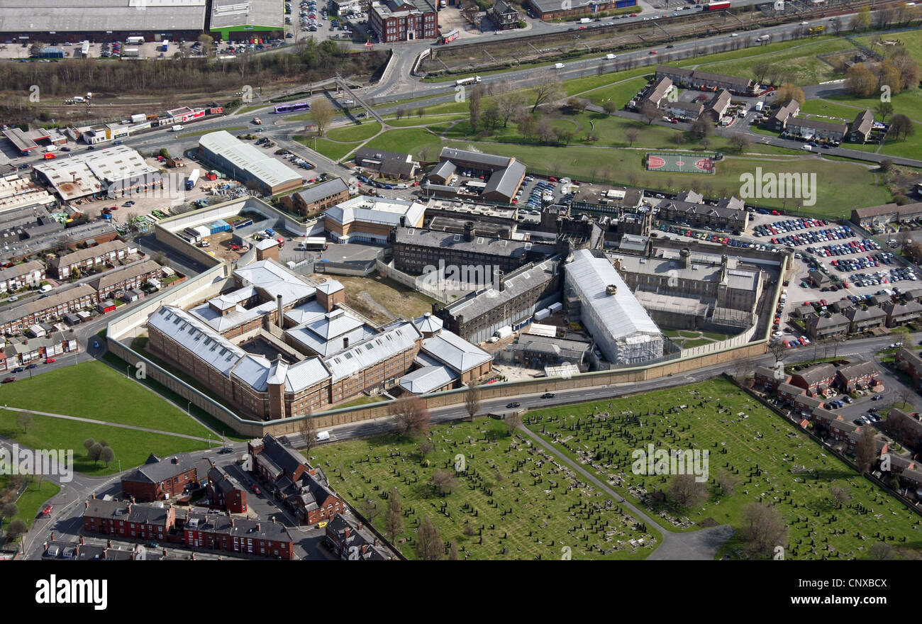 aerial view of Armley Prison, Leeds Stock Photo Alamy