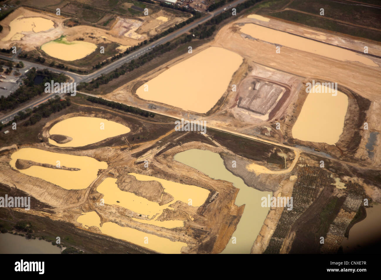 Mining in The Pilbara, Western Australia Stock Photo