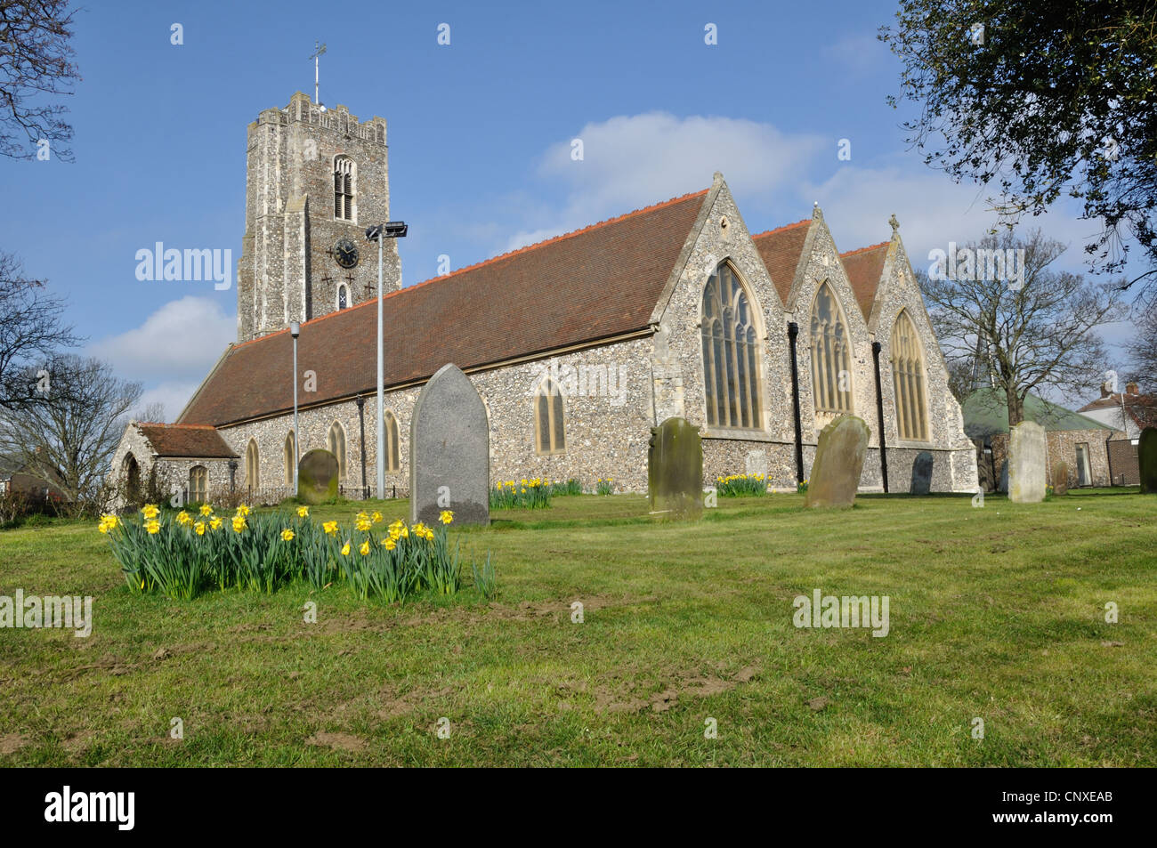 St. Andrew's Church, Gorleston-on-Sea, Norfolk, UK. Stock Photo