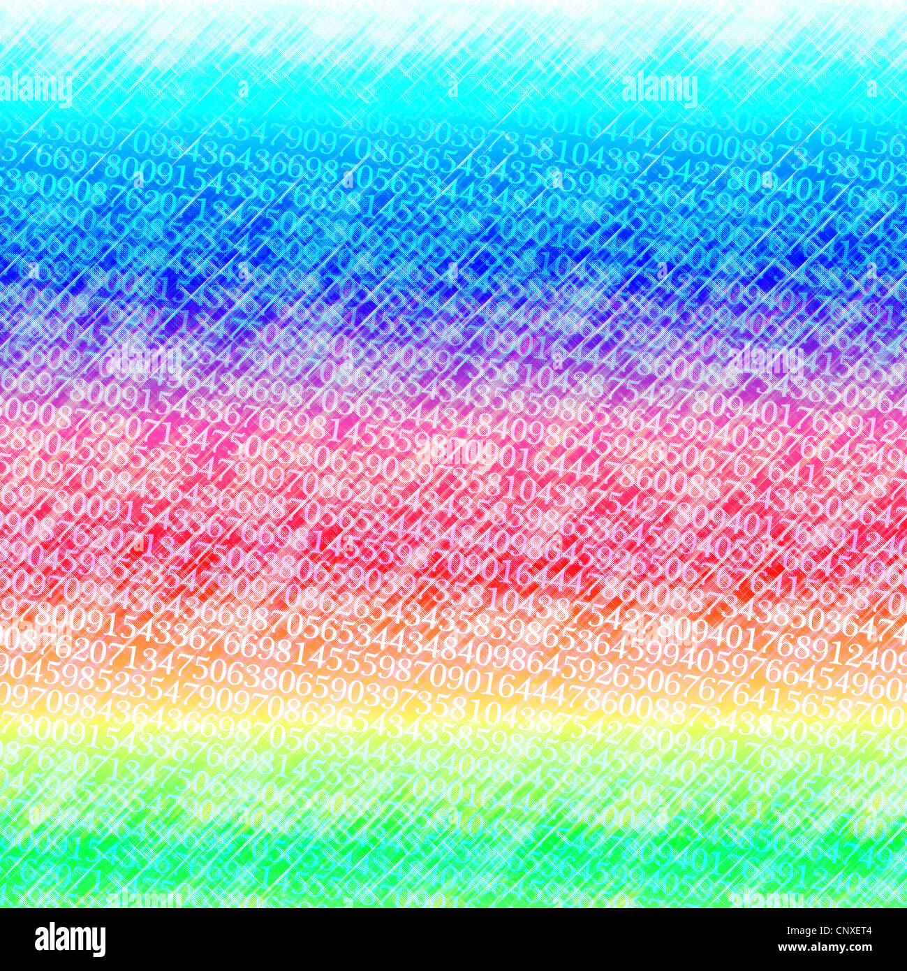 colorful abstract background with numbers Stock Photo - Alamy