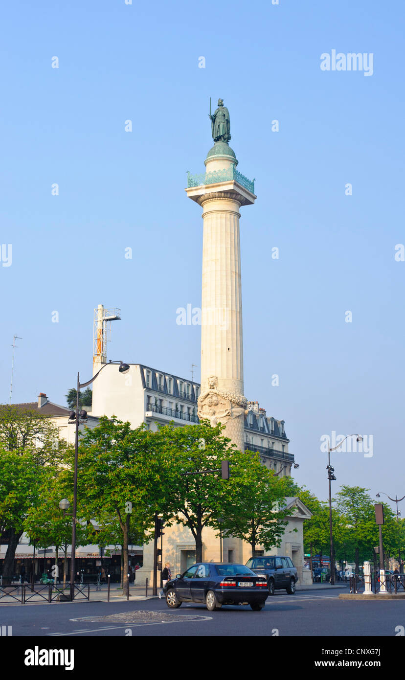 Statue des Colonnes du Trone, Columns