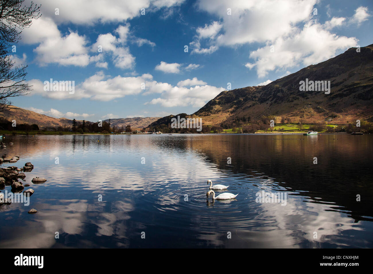 Ullswater near Glenridding, Lake District National Park, Cumbria Stock Photo