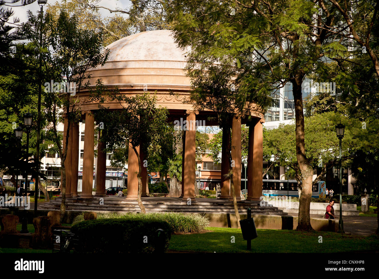 Parque Morazan in the capital San Jose, Costa Rica, Central America Stock Photo