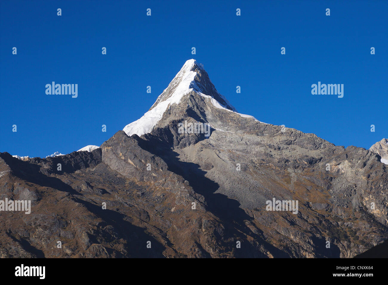 Artesonraju, Peru, Andes, Cordillera Blanca Stock Photo