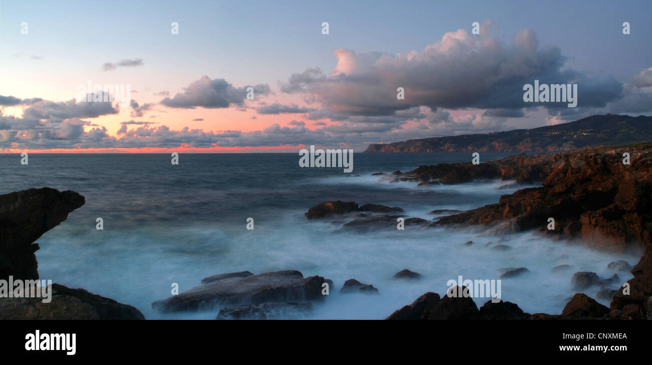 Guincho Cascais Serra de Sintra cabo da roca cape Stock Photo