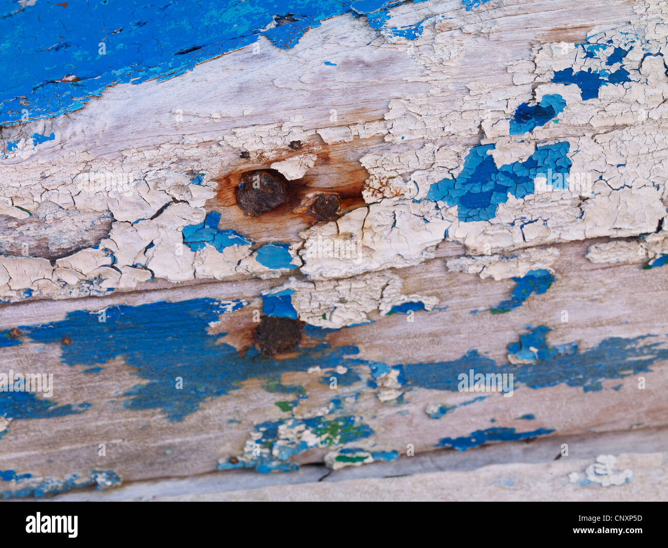 Timber Flaking flaking paint on weathered wood Stock Photo - Alamy