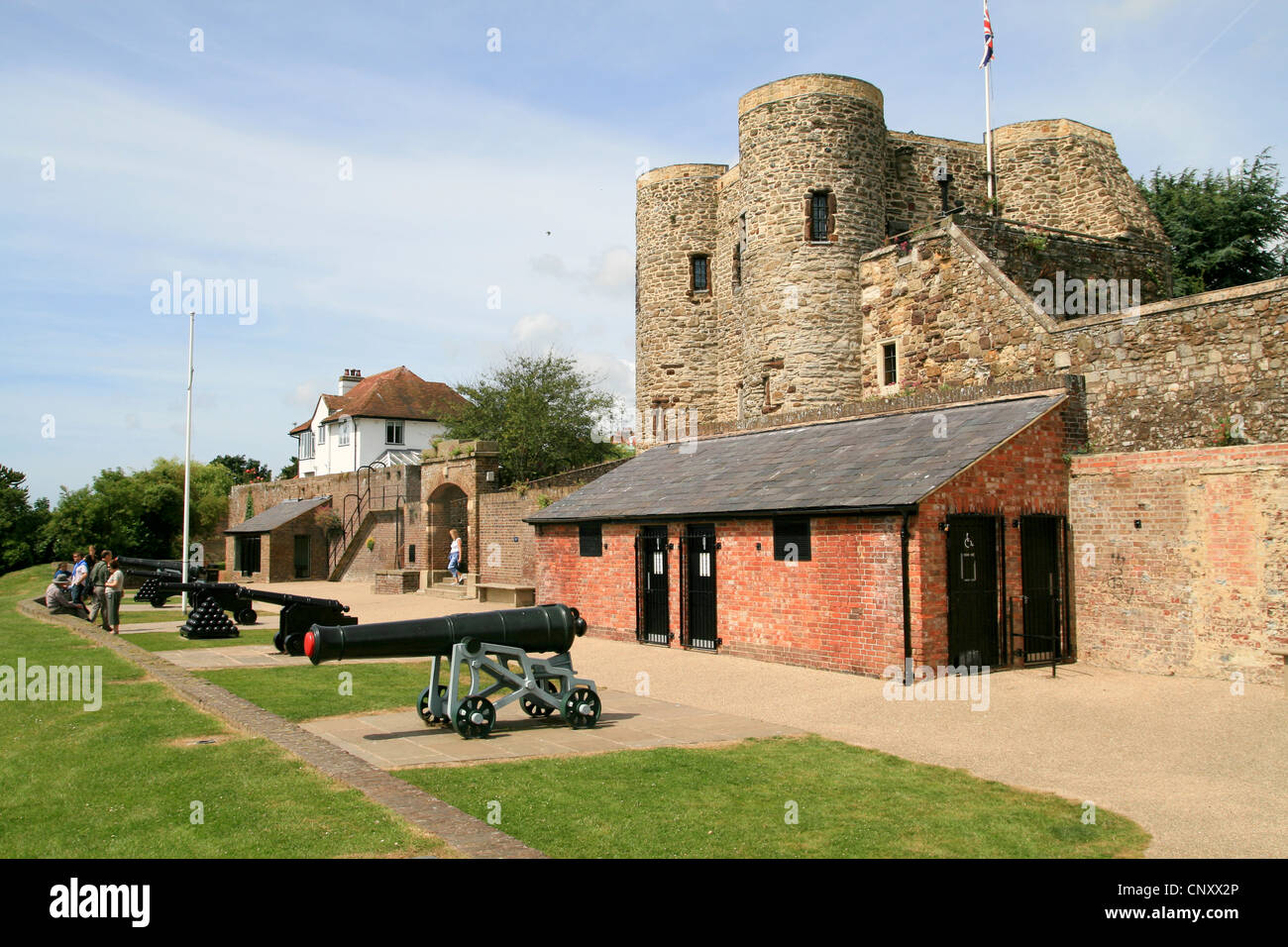 Ypres Tower from gun garden Rye East Sussex England UK Stock Photo Alamy