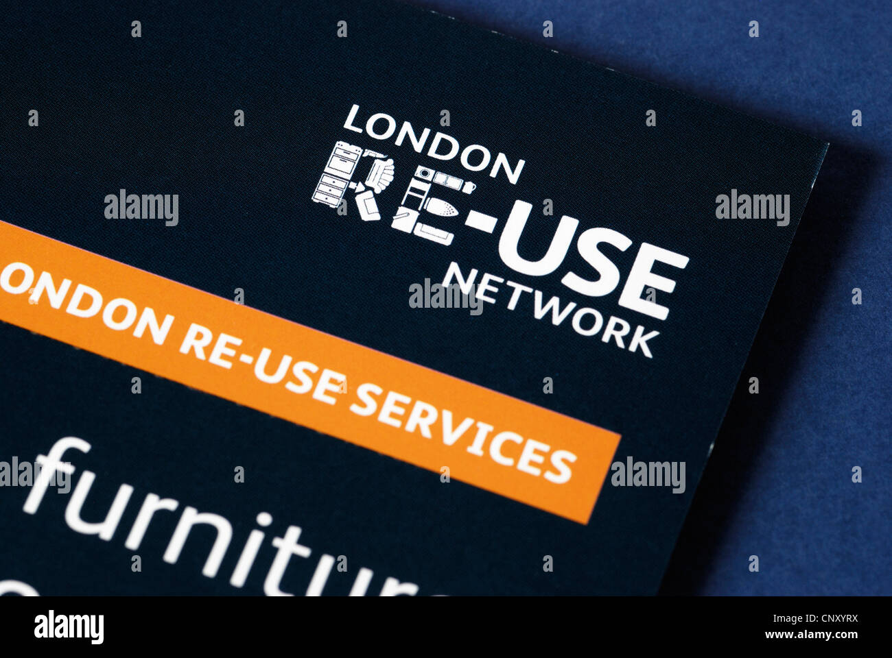 London Reuse Network leaflet Stock Photo Alamy