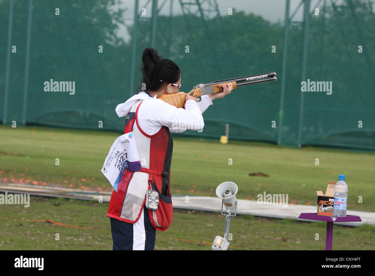 Kayle BROWNING of USA at the 2012 ISSF Shooting World Cup Women's Trap