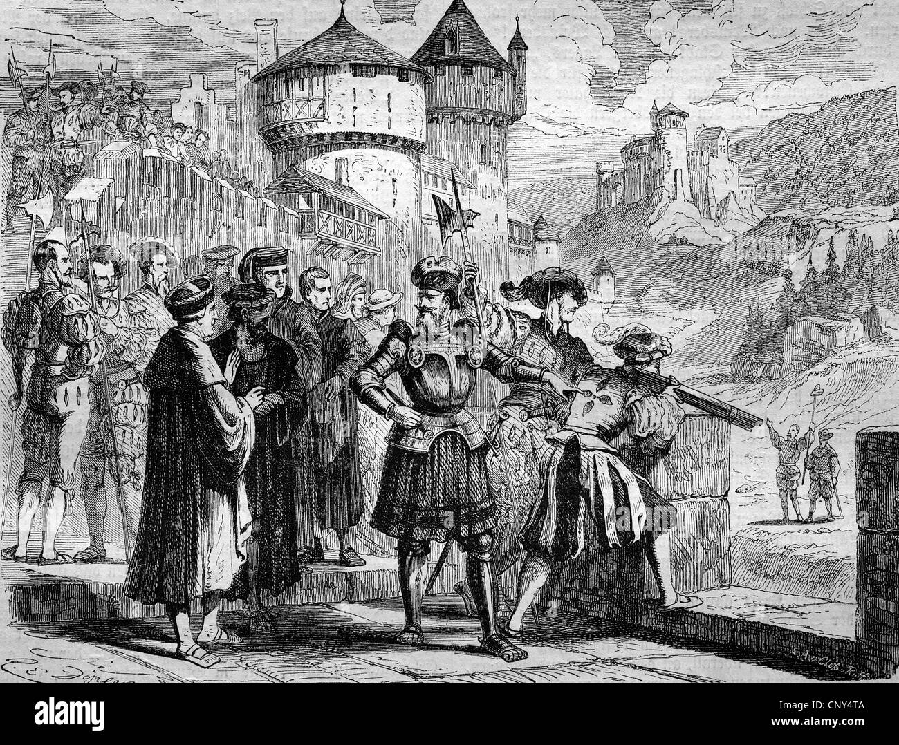 Surrender depiction hi-res stock photography and images - Alamy
