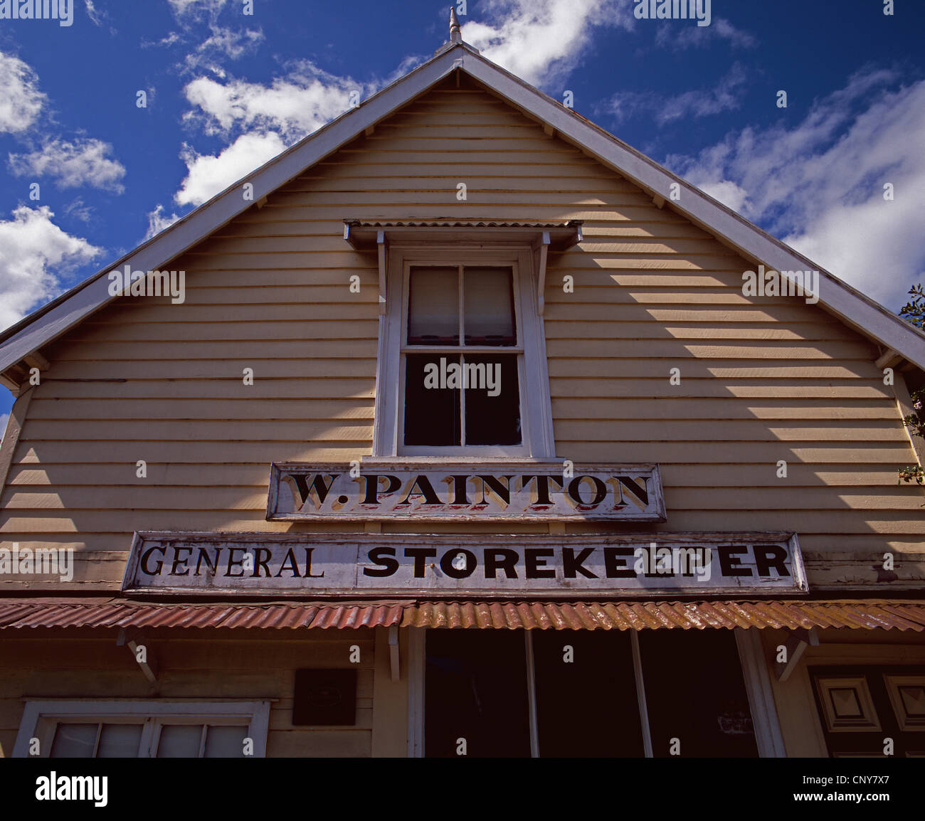 A tyical building in main street in the country town of Wakefield, South Island, New Zealand Stock Photo