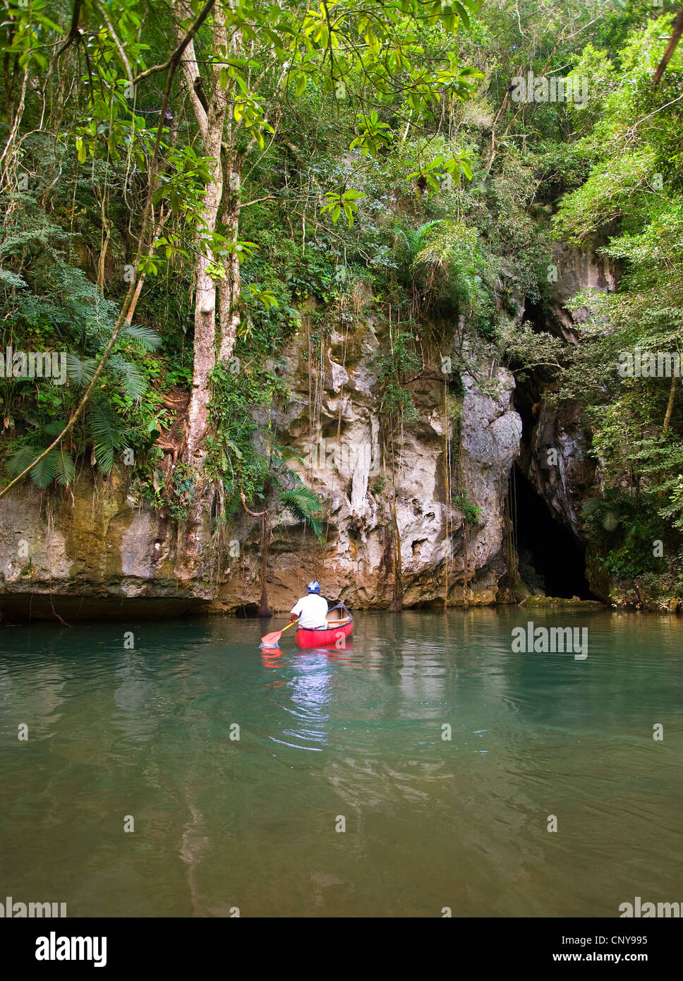 Barton creek cave, belize Stock Photo