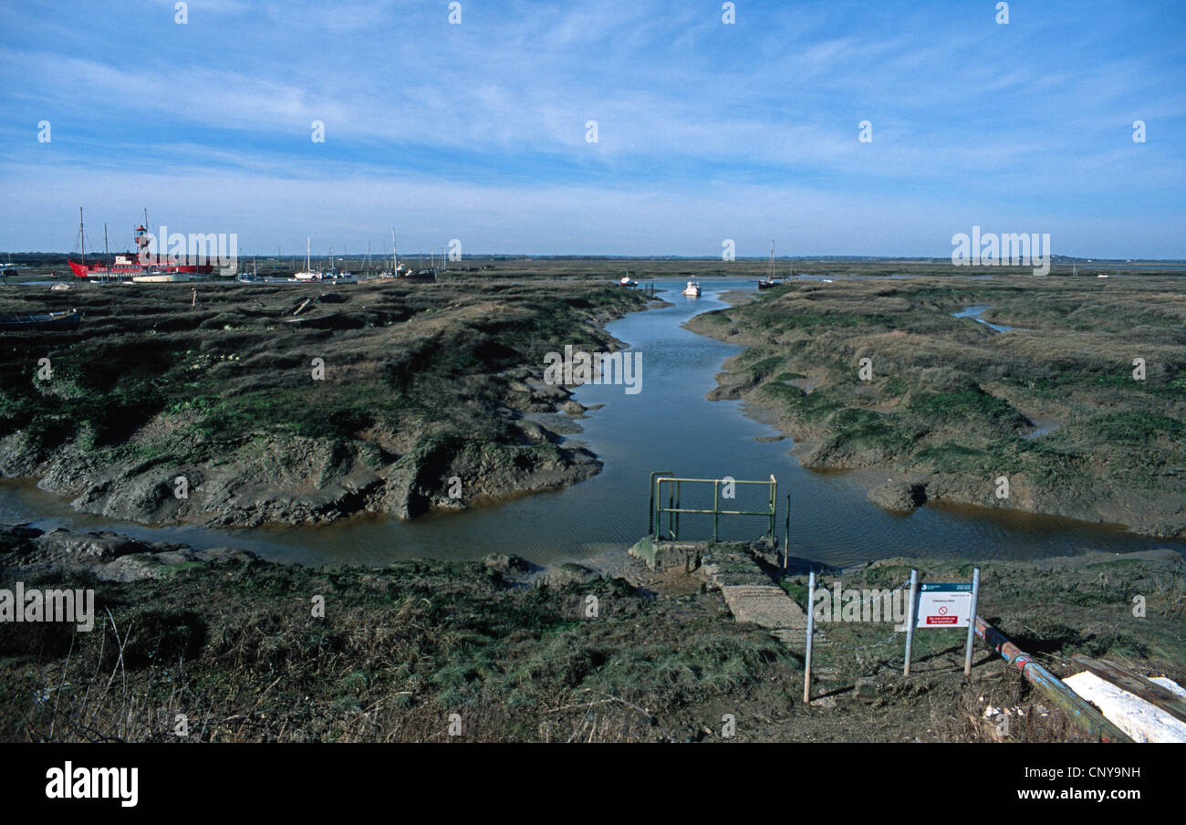 Tollesbury Marshes Essex Stock Photo Alamy