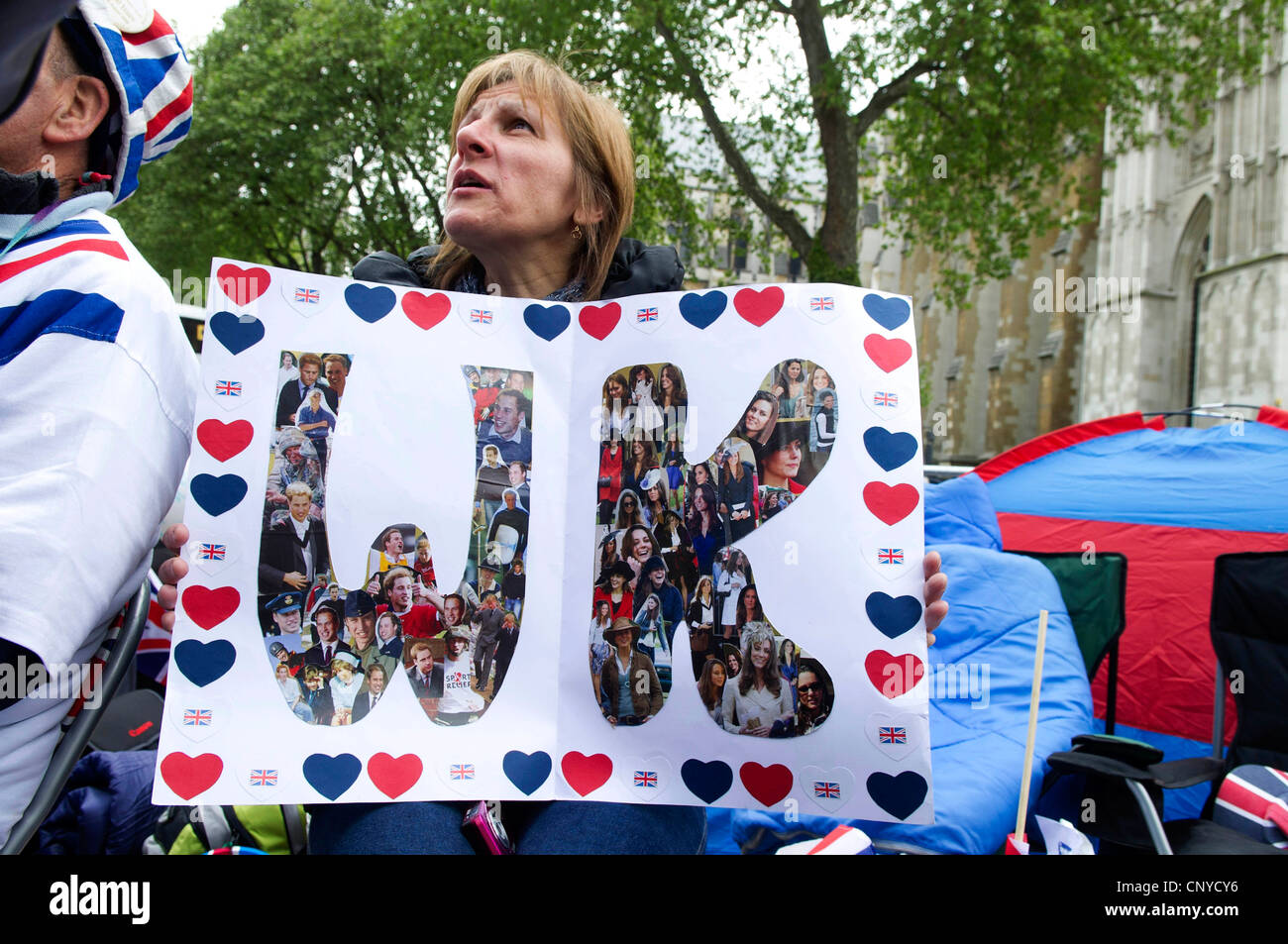 Royal fans camping hi-res stock photography and images - Alamy