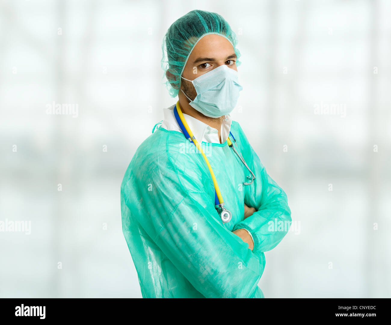 young male doctor at the hospital Stock Photo - Alamy