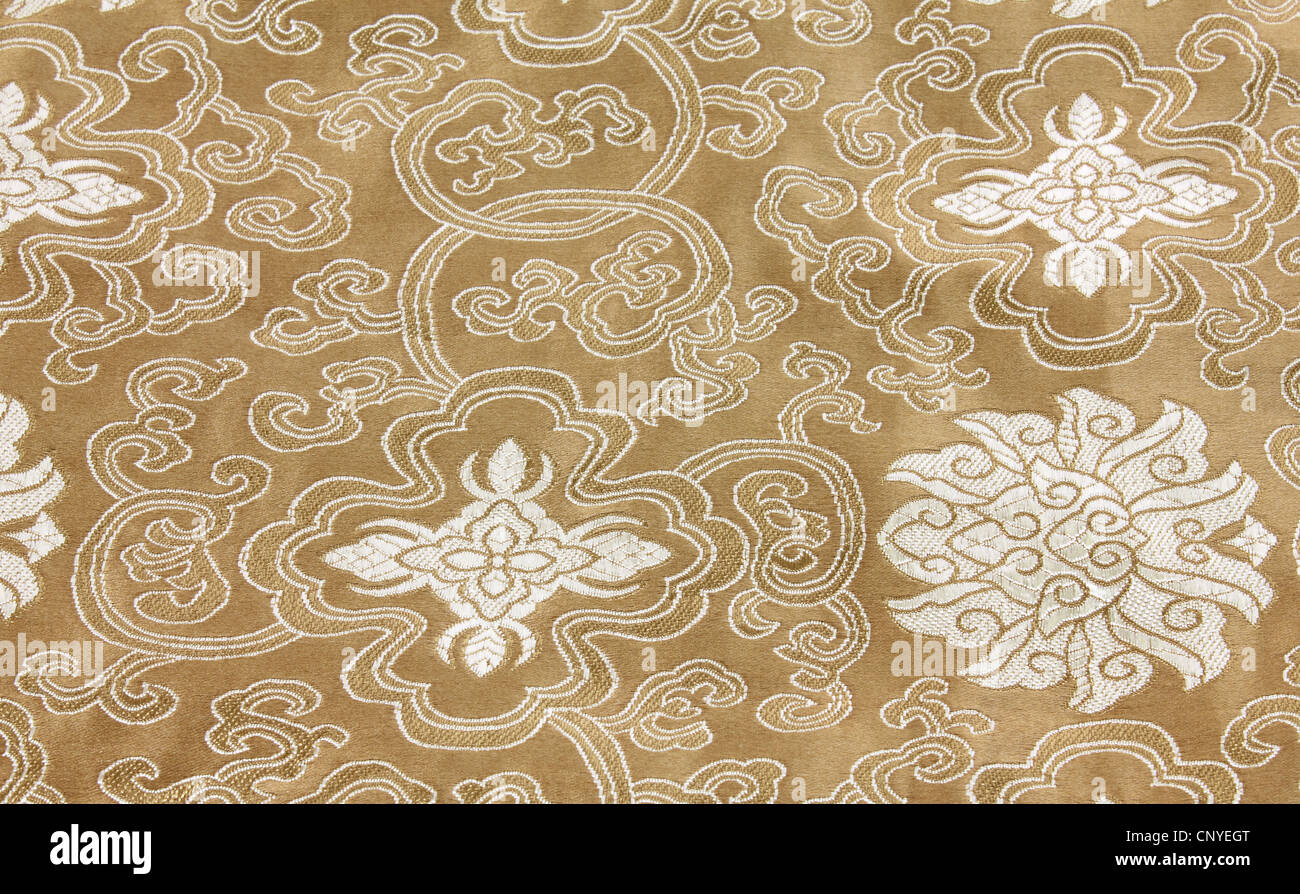 chinese fabric pattern stock