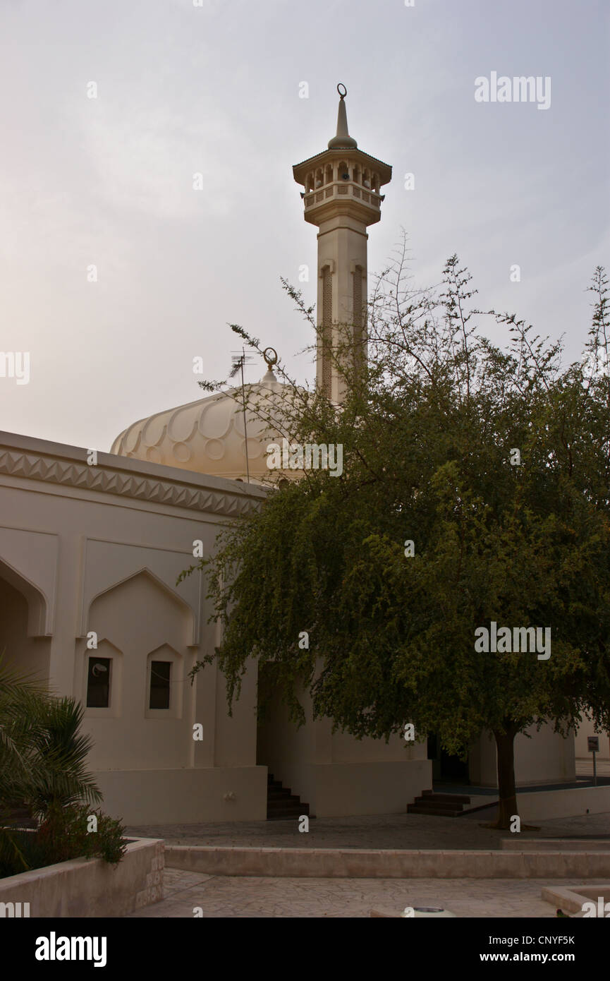 Mosque of the Ruler's Court,  at sunset, Bur Dubai, United Arab Emirates Stock Photo
