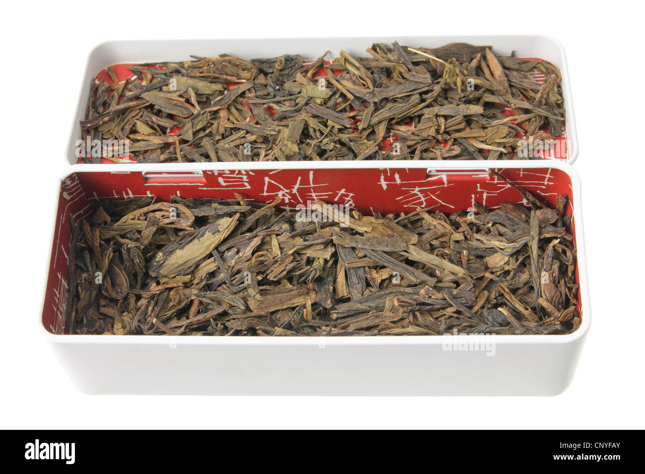 Box of Chinese Tea Leaves Stock Photo Alamy
