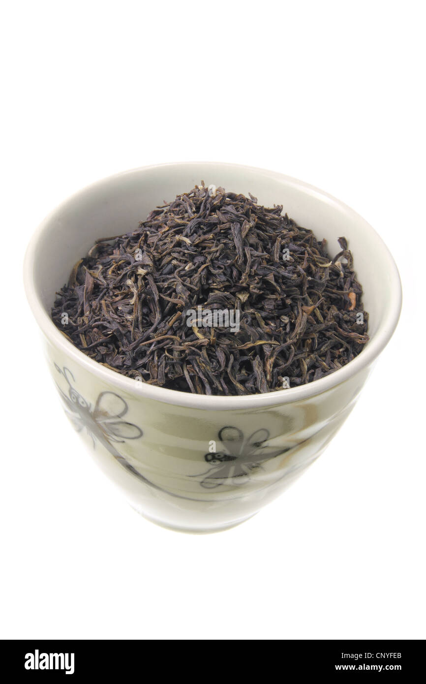 Cup of Chinese Tea Leaves Stock Photo Alamy
