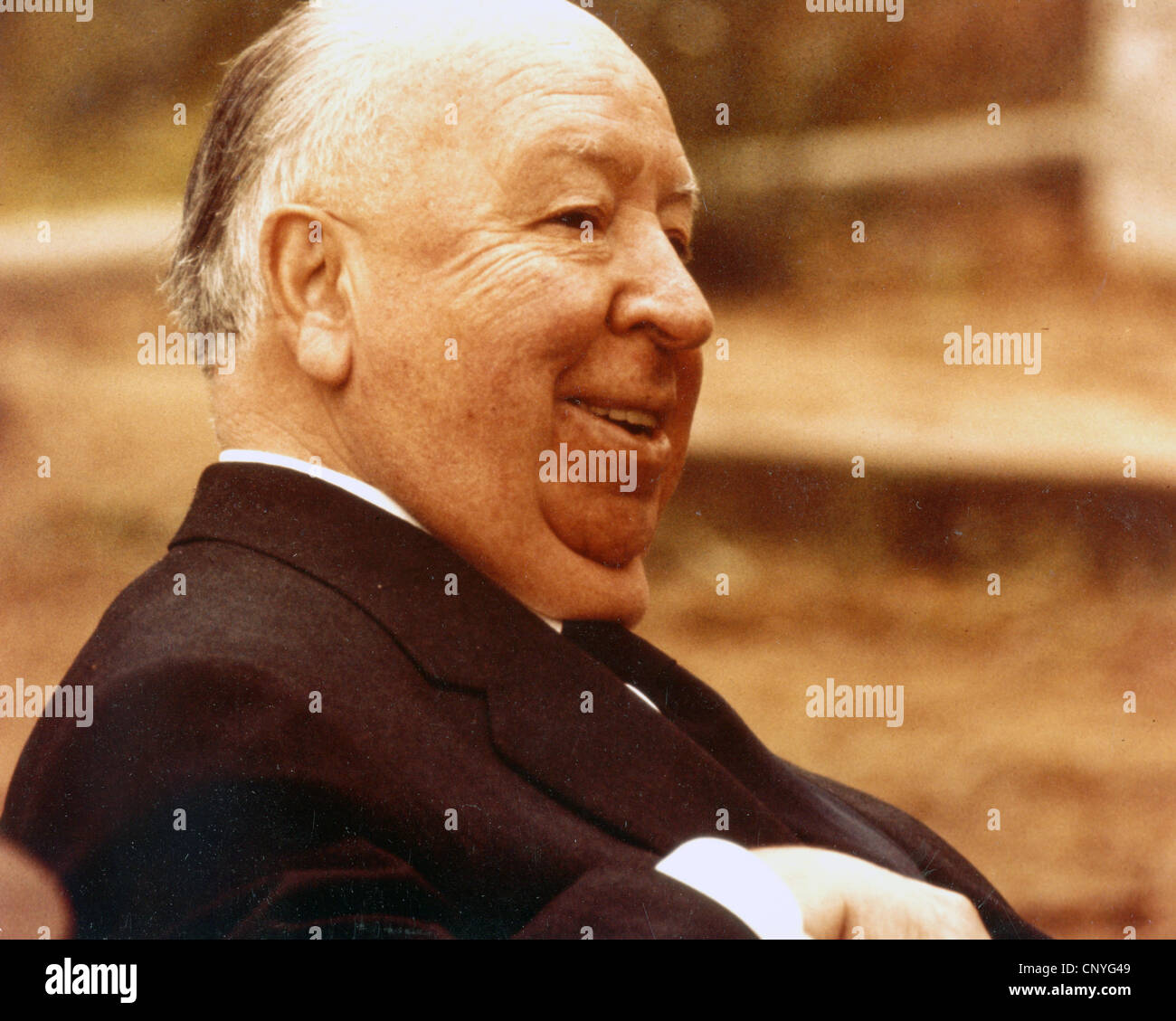 ALFRED HITCHCOCK (1899-1980) English film director and producer Stock Photo