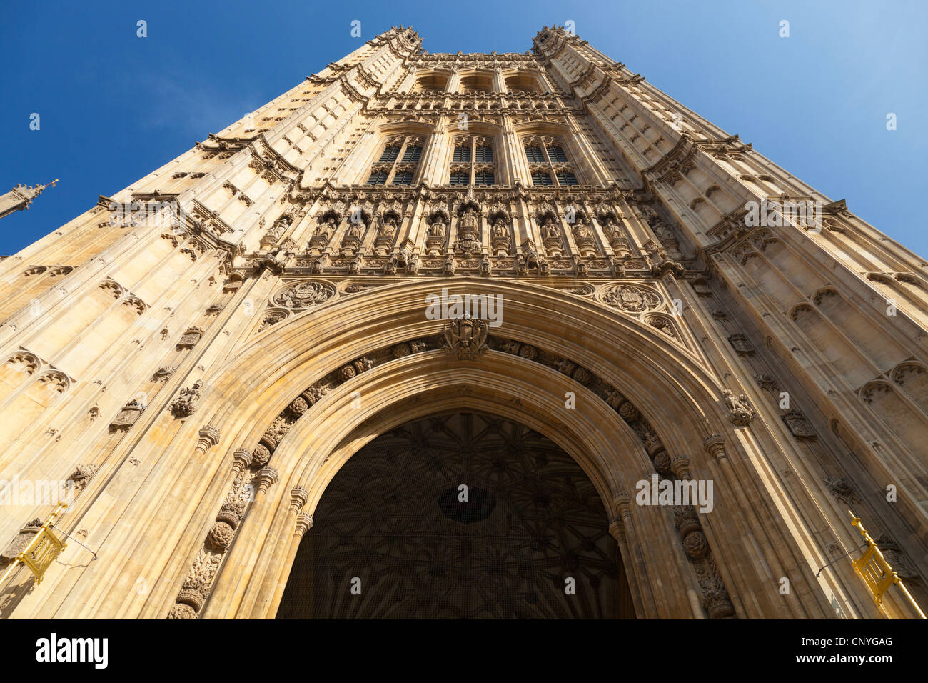 Victoria Tower, Westminster Palace London Stock Photo