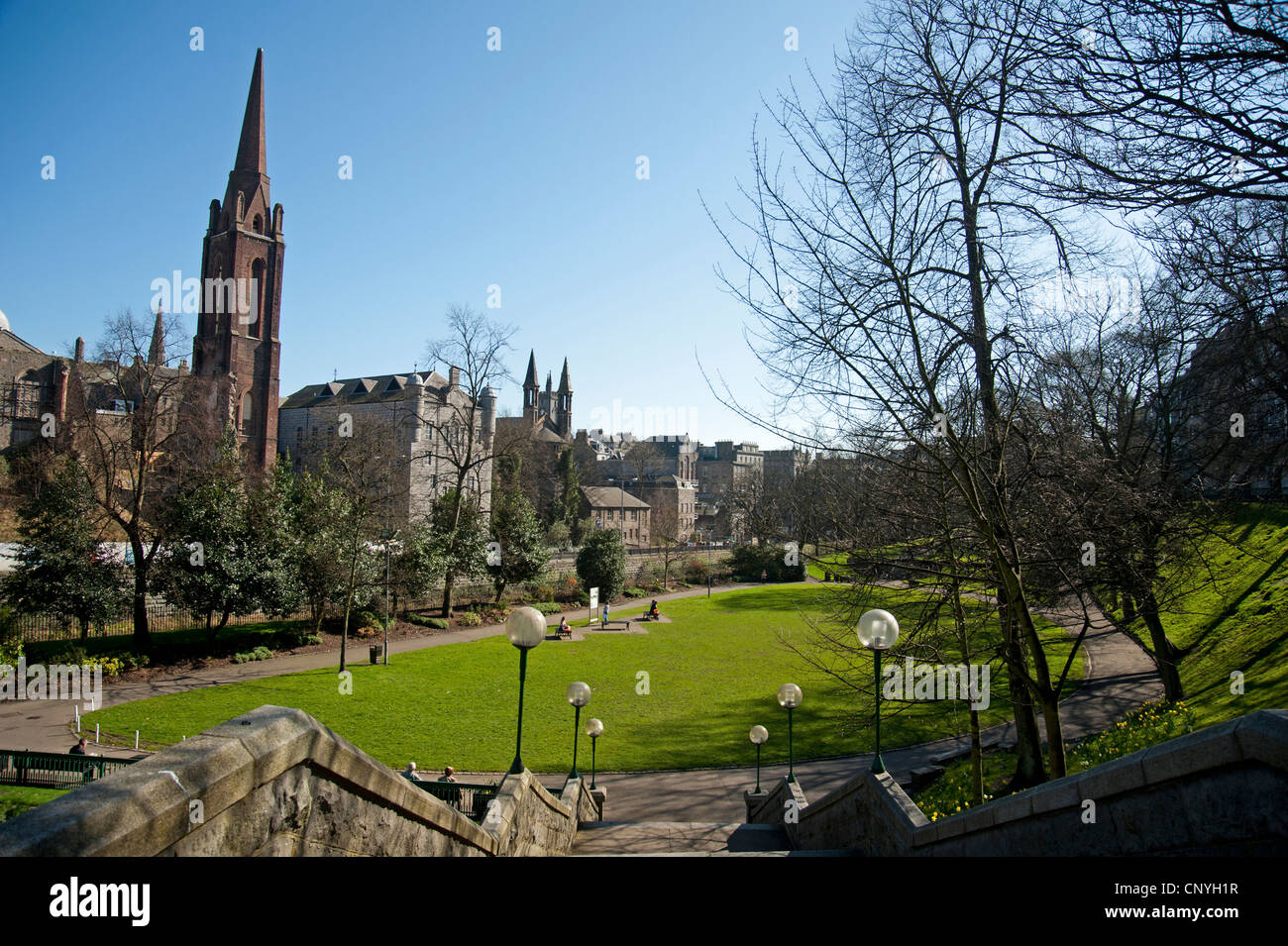 Union Street Gardens, Aberdeen City, Grampian Region. Scotland. UK.  SCO 8164 Stock Photo