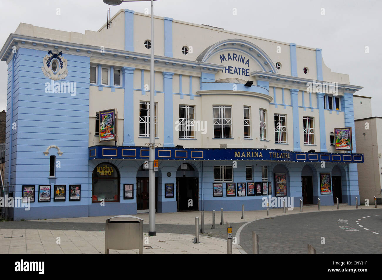 Lowestoft - Marina Theatre - Victorian skating rink - theatre 1878 - rebuilt 1901 + 1930 - now owned by Marina Theatre Trust Stock Photo