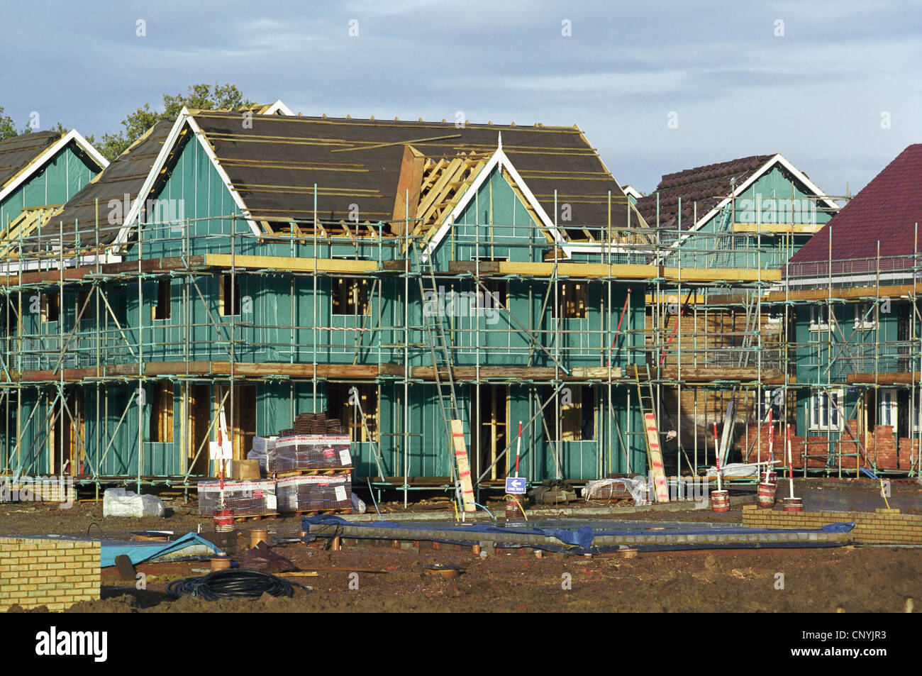 Modern residential development in North Kent . Thames Gateway, England